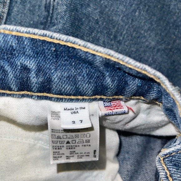 American Apparel Blue Jean Shorts - Picture 5 of 6